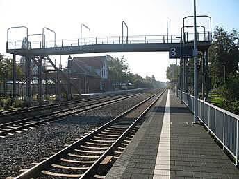 Bahnhof Bersenbrück nach Umbau